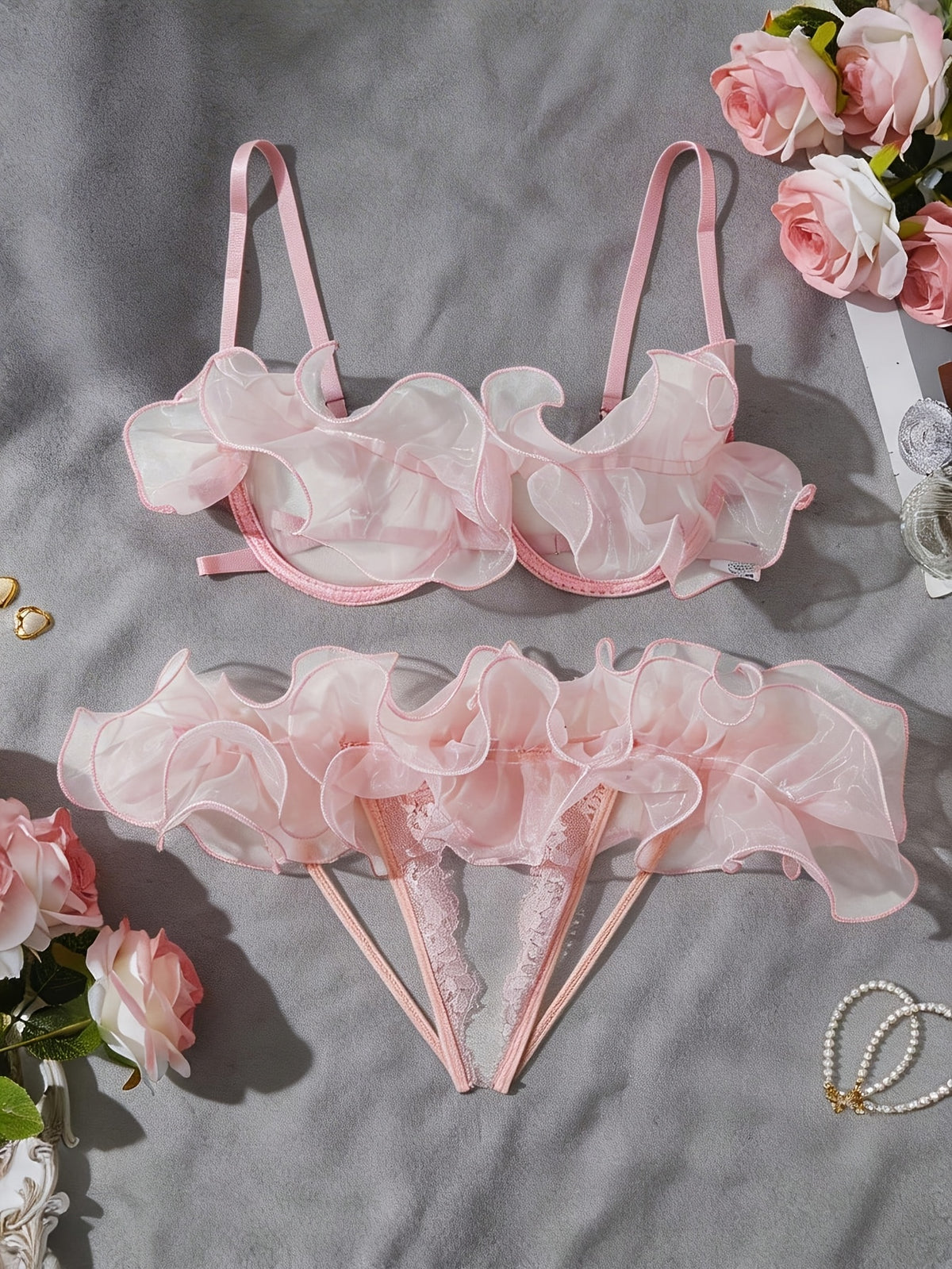 Luna Rose Ruffle Set