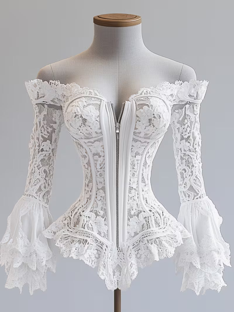 Eclipse Ivory Lace Corset product image