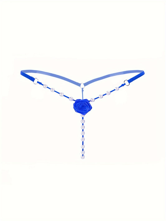 Eclipse Blue Pearl Thong