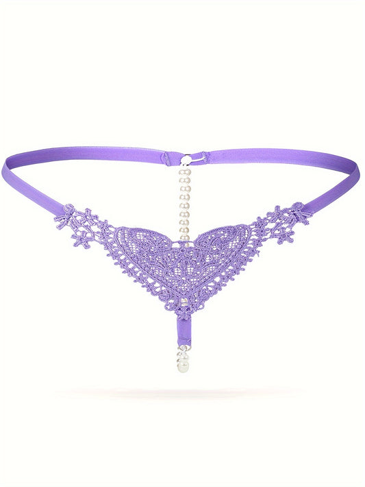 Lucia Lace Chain Thong