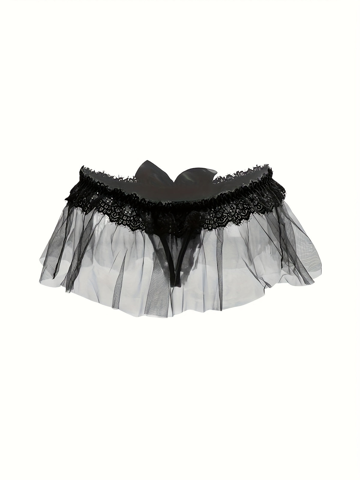 Nocturne Ruffle Garter Belt