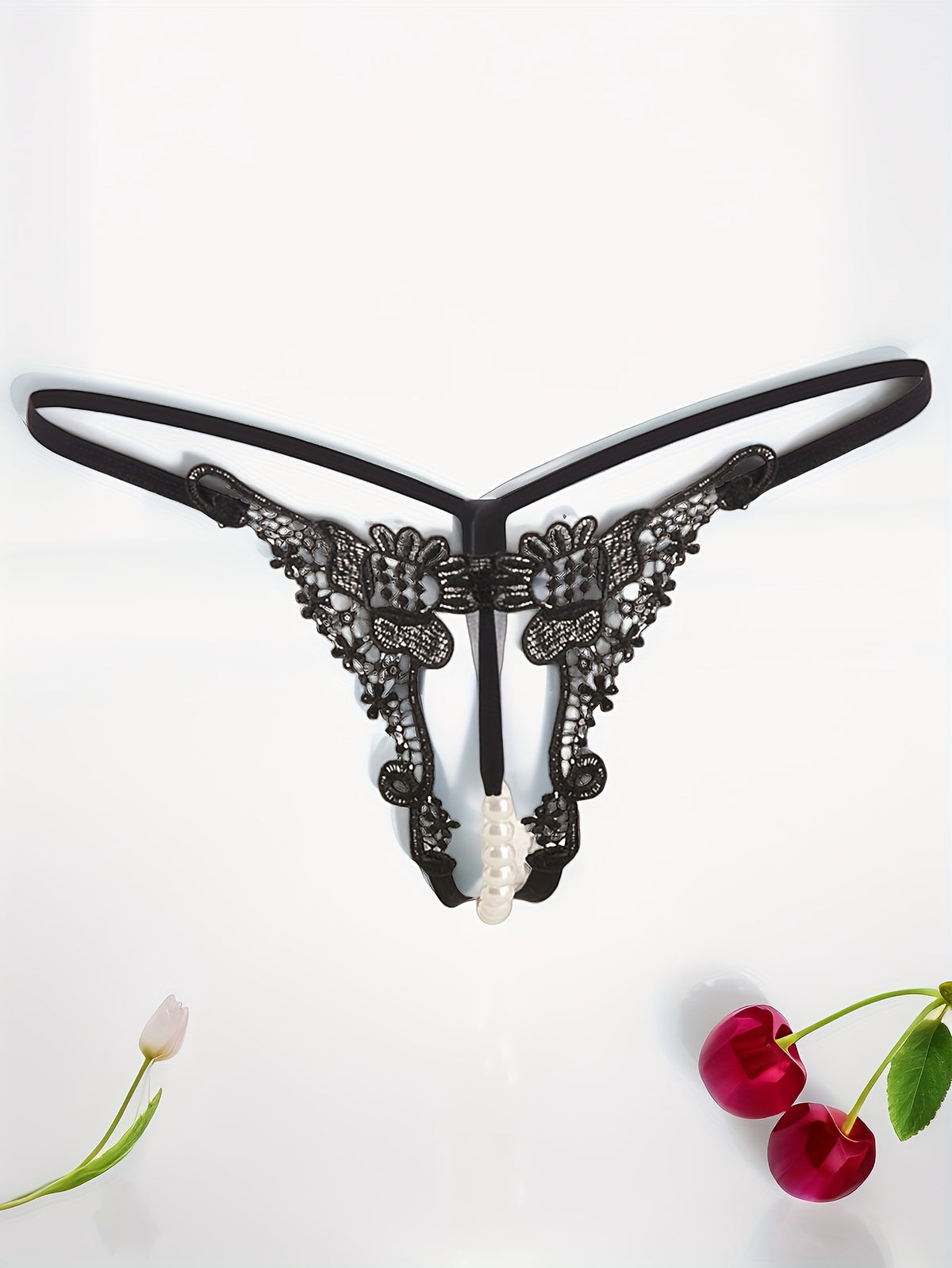 Nocturne Lace Pearl Thong