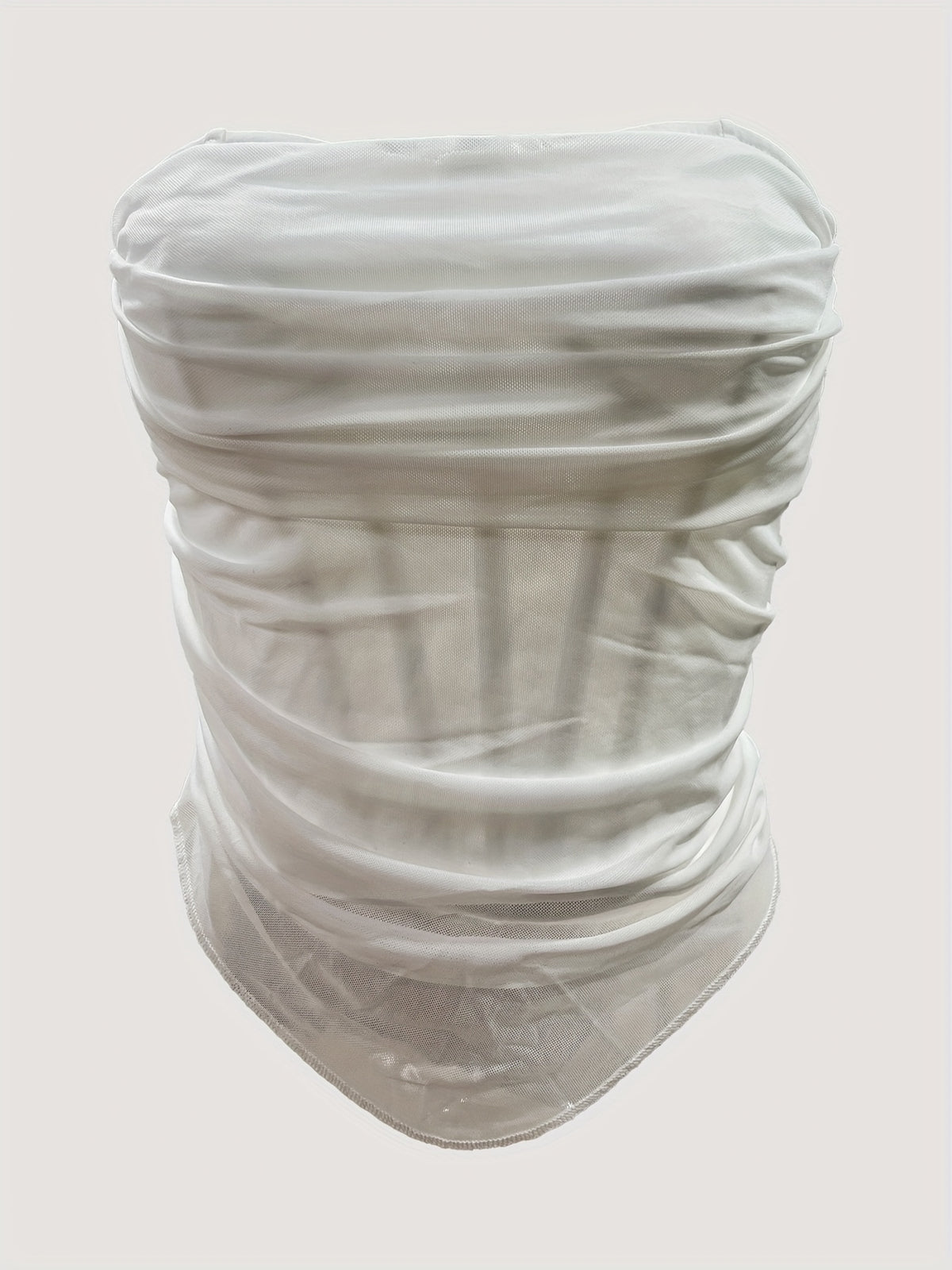 Ivory Ruched Bodysuit