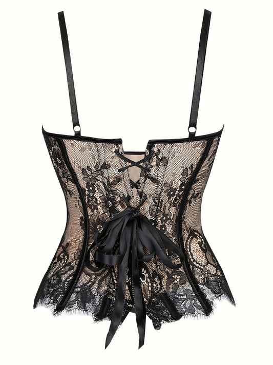 Nocturne Strapless Lace Corset
