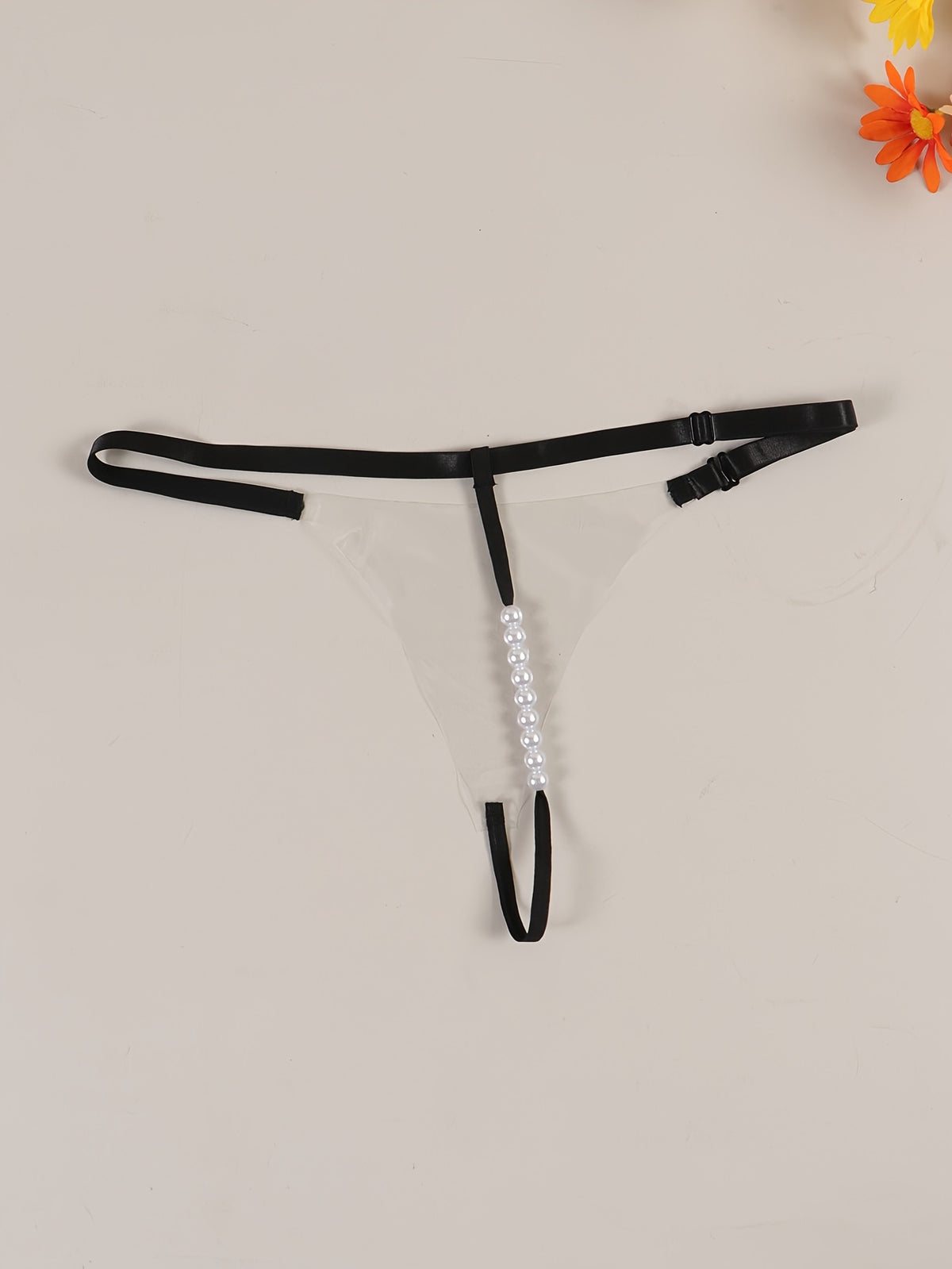 Nocturne Pearl Chain Thong
